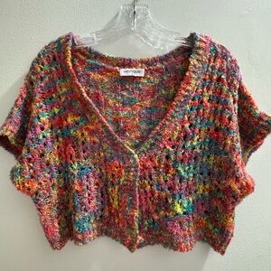 Vestique Multicolor Knit Cardigan